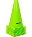 Juego de Conos 23 cm - 12 Piezas - Verde VirtuFit
