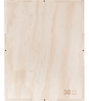 Caja Pliométrica - Gran Caja De Madera 3 En 1 - Grande - 50 X 60 X 75 Cm